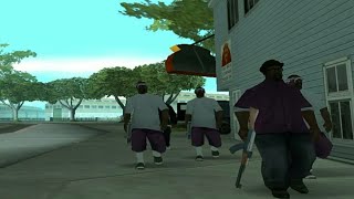 GTA San Andreas CJ kill Ryder and big smoke in the mission