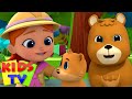 The Jungle Song | Five Little Monkeys | Nursery Rhymes & Baby Cartoon Songs | Kids Tv