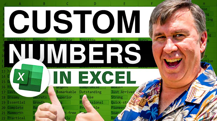 Excel - Deep Dive in Excel Custom Number Formats - Episode 724