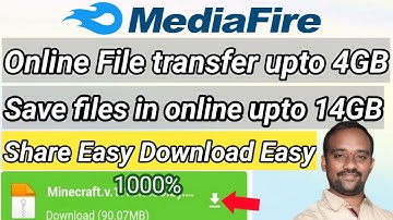 Online File Transfer free easy || upto 4GB and 16GB || mediafire || konda tech89