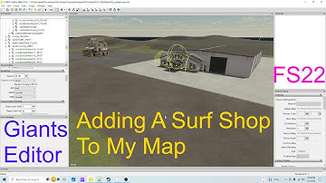 Giants Editor | Adding A Building For A Future Surf Shop | Farming Simulator 22