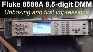 #11 [Review] Fluke 8588a 8.5-digit multimeter - Checkout and testing