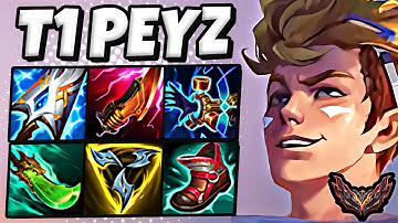 T1 Peyz Ezreal vs Yunara [ ADC ] Korea Grandmaster Patch 25.24