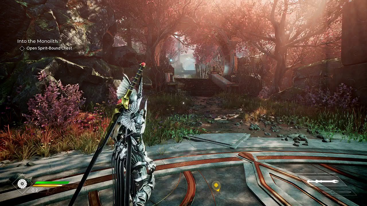 Godfall Open Spirit Bound Chest Get the Gavel Warhammer and Prickle