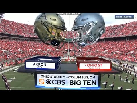 BIG TEN on CBS intro | Akron @ 2 Ohio State | 8/31/24 - YouTube
