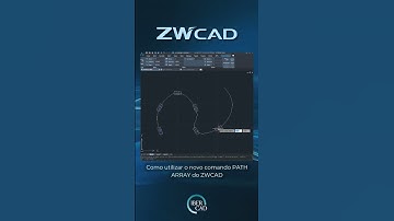 #Shorts Como utilizar o novo comando PATH ARRAY do ZWCAD