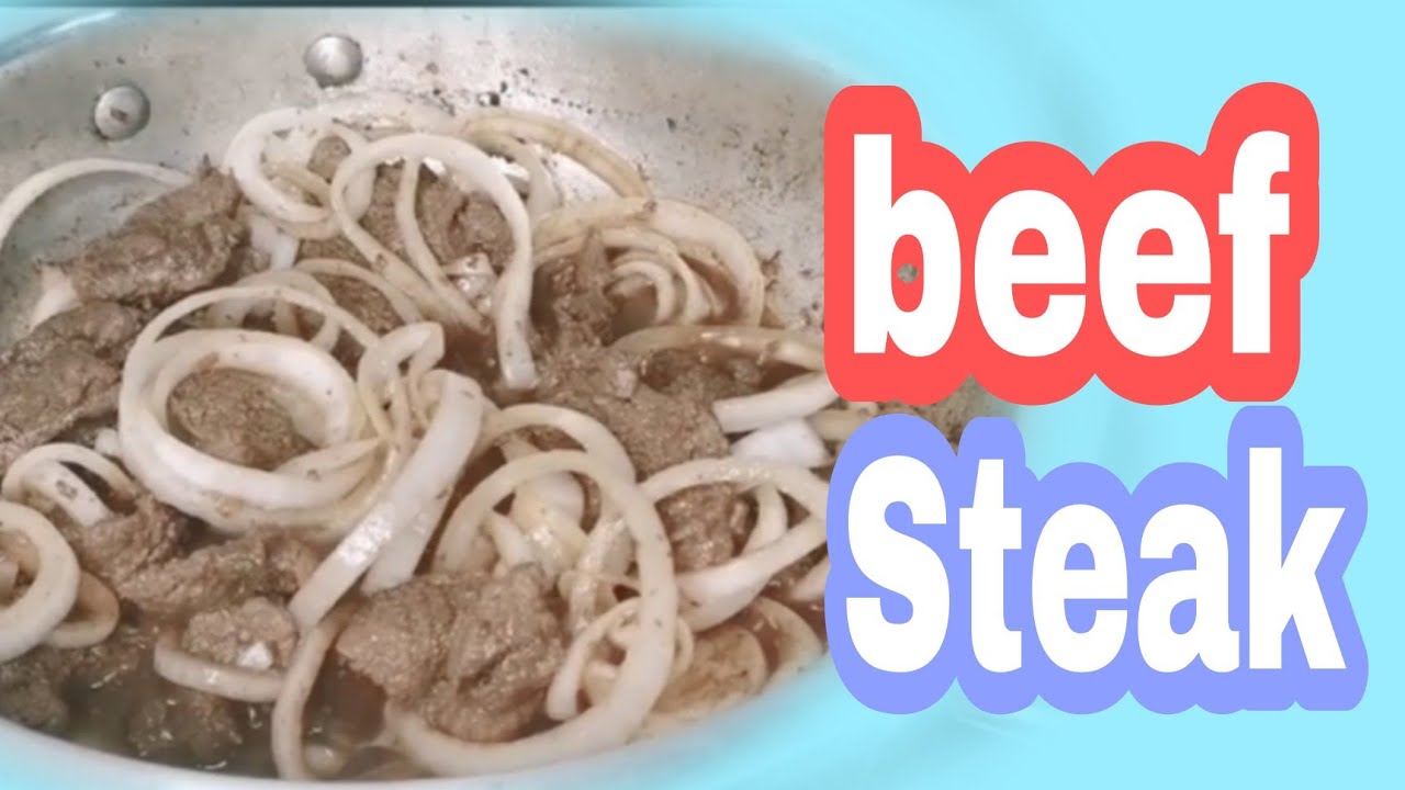 HOW TO COOK BEEF STEAK PANLASANG PINOY ANDENG CHANNEL YouTube