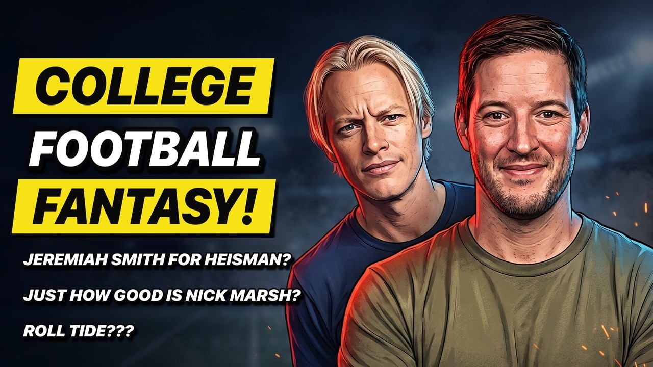 10 Biggest College Football Fantasy Questions with Yahoo's Eric Froton artwork