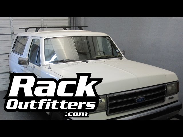 Thule Podium Square Bar Roof Rack for Fiberglass Truck Cap on Ford Bronco  Top by Rack Outfitters 