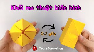 Làm Dễ dàng và rất Thú vị đồ chơi 💠 khối lập phương ma thuật biến hình 💠 Transformation Magic Cube