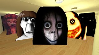 Momo, Tomino, Obunga Girl, Alternate Miku And Jeff The Killer Nextbot Gmod (Nicos Nextbots)