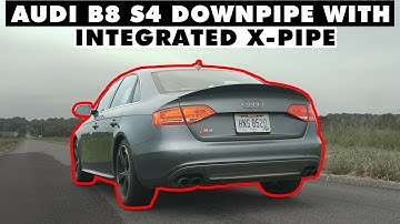 The PERFECT Upgrade! - Audi B8 S4 Downpipe with Integrated X-Pipe