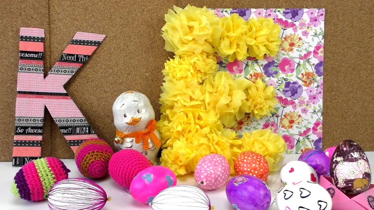 DIY Inspiration OSTERGRÜßE! Frohe Ostern euch allen! :) - YouTube