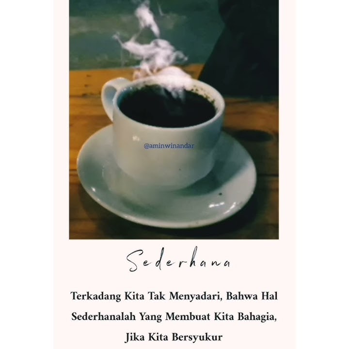 Video Kopi Berasap Bergerak