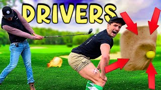 Creating the Worst GOLF DRIVER Injuries of all Time *BONE BREAKING POWER*