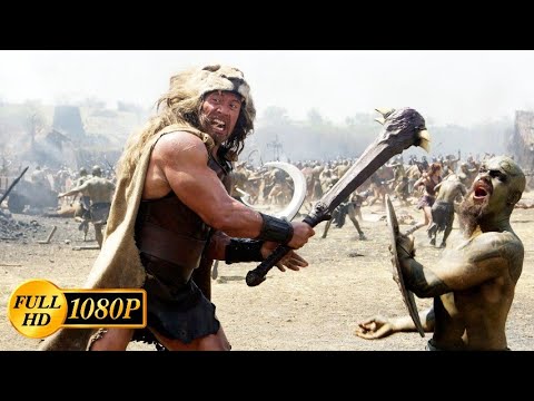 Dwayne Johnson kills the strongest enchanted warrior with one punch / Hercules (2014)