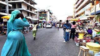 BIGGEST AFRICAN NIGHT STREET MARKET GHANA ACCRA MAKOLA