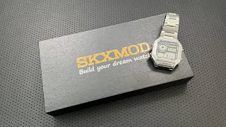 Installing the SKXMod Metal Case and Bracelet on the Casio AE1200 'Casio Royale'
