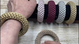PULSERAS DE CROCHET SUPER FÁCILES