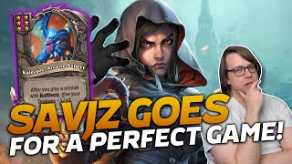 Savjz Goes For a Perfect Game! | Hearthstone Battlegrounds | Savjz