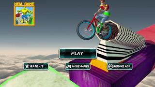 BMX Cycle Stunt Impossible Tracks - Android Gameplay screenshot 3