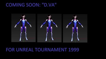 d.va from [overwatch] for [unreal tournament] 1999