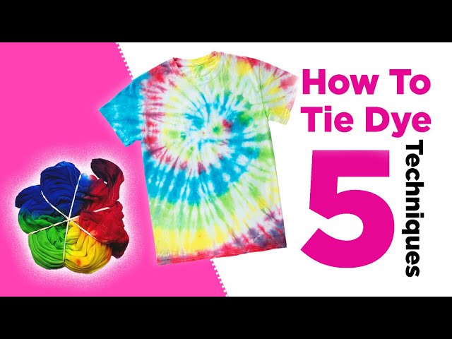 How to Tie Dye - Easy Techniques for Beginners - Sarah Maker