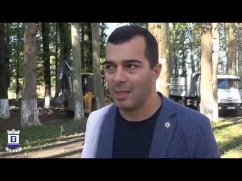 ხობში ცენტრალური პარკის მშენებლობა დაიწყო