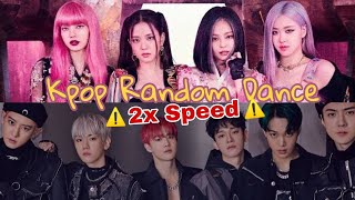 Kpop random dance 2x speed up|| myheart