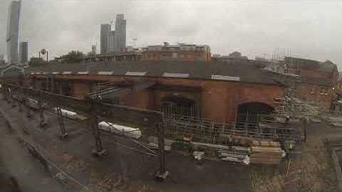 Timelapse of Power Hall scaffold part 1