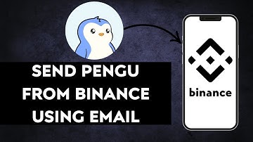 how to transfer PENGU from binance to binance using email (0 FEES)
