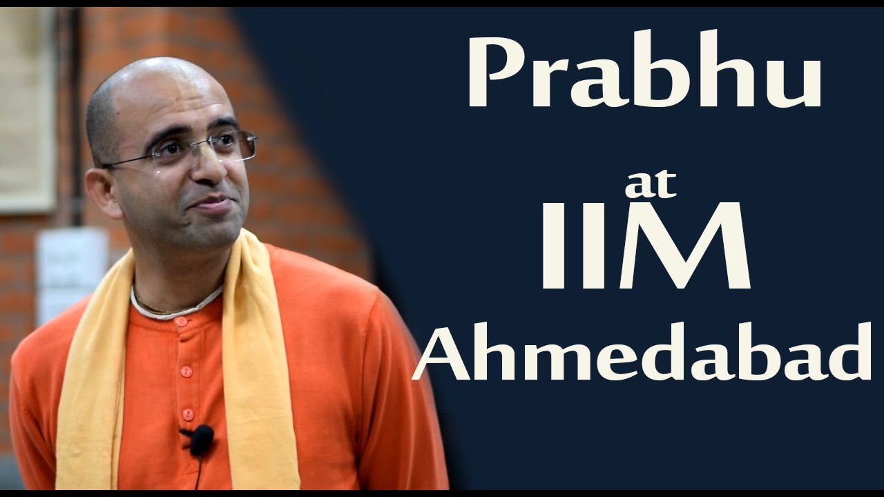 Amogh Lila Prabhu at IIM AhmedabadEnglish