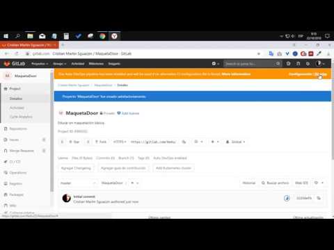 How to create a project in GitLab | Crear proyecto en GitLab - YouTube