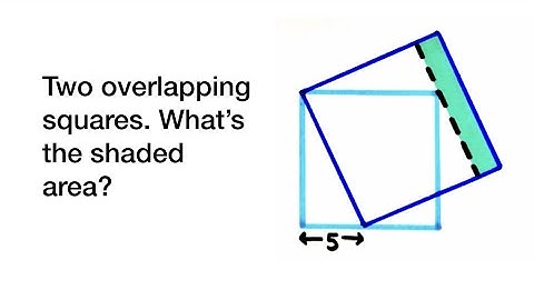 Two overlapping squares