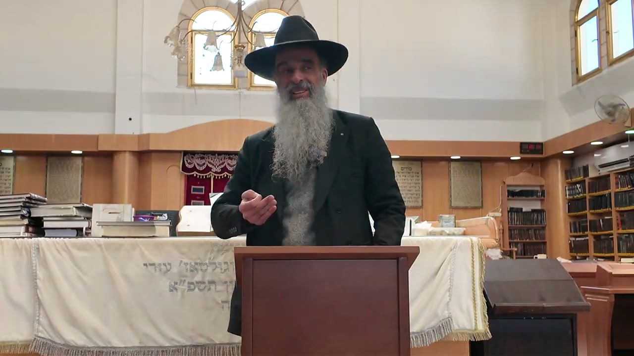 הרב מאיר דוד שמואלי - שיעור בצפון
