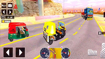 Tuk Tuk auto rickshaw driver 3D game - 319 auto rickshaw driving game - Android iOS Gameplay