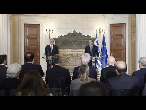 Δηλώσεις του Πρωθυπουργού Κυριάκου Μητσοτάκη και του Γενικού Γραμματέα του ΟΟΣΑ Mathias Cormann