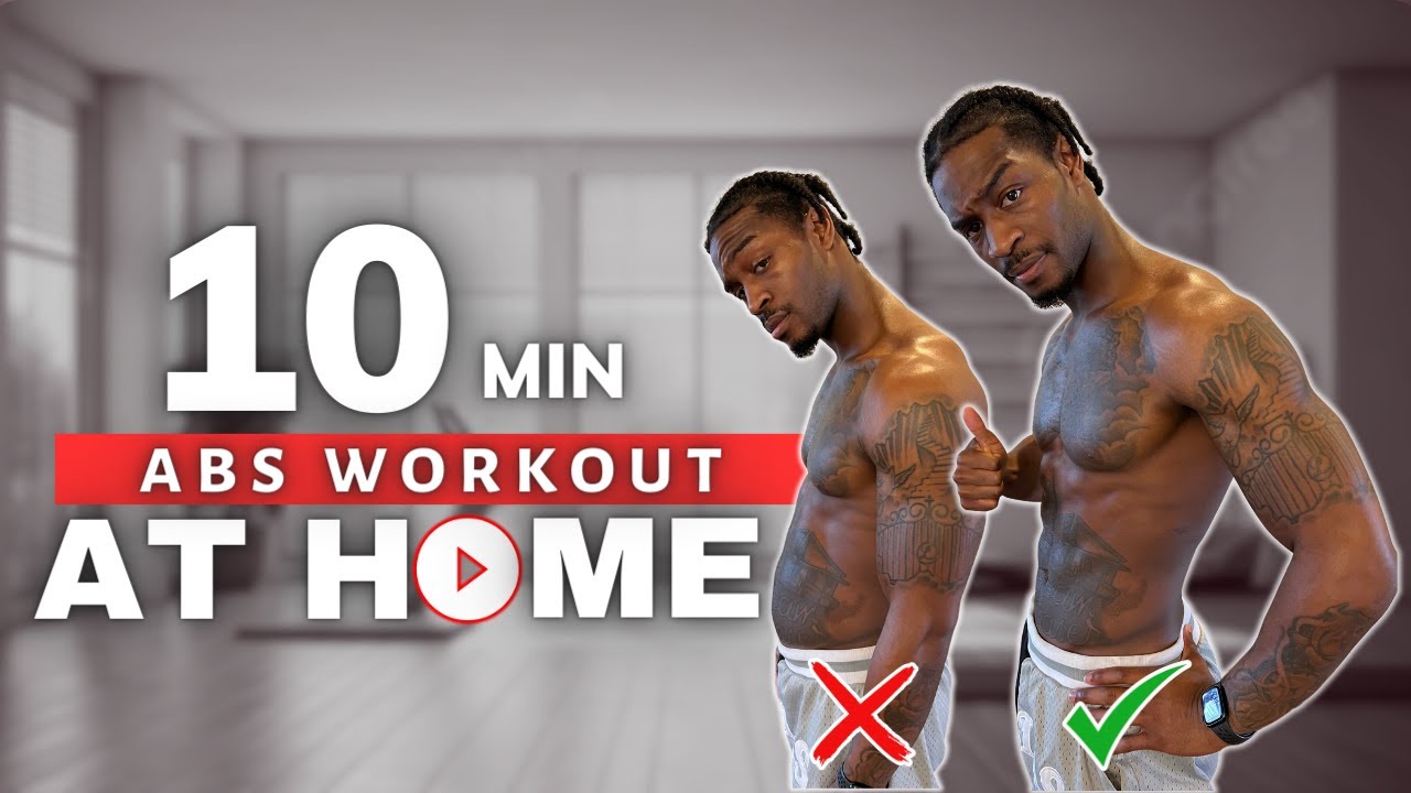 10 Minute Abs Workout At Home (NO EQUIPMENT) - YouTube