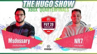 FIFA 20 MSDOSSARY VS NRASECK7 | XBOX QUARTER FINALS FUT CHAMPIONS CUP #2 | THEHUGOSHOW |