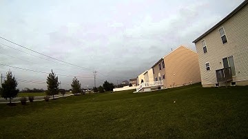 First Mobius Action Cam hat cam while flying Syma X5C-1