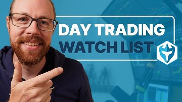 Day Trading WATCH LIST for Monday Morning!