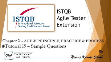 ISTQB Agile Tester Extension | Sample Questions on Chapter 2 | ISTQB Sample Questions