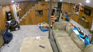 Dad Slips and Falls Down Basement Stairs - 1042464