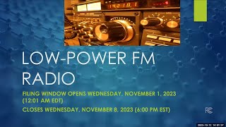 Tribal Low-Power FM Webinar
