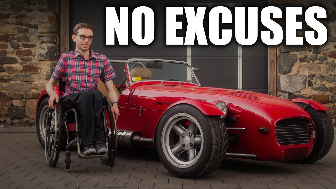 INSPIRING Wheelchair User and His MANUAL Donkervoort Track Car! / Nürburgring