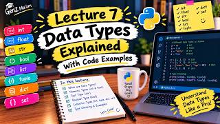 Information Lecture 7 | Data Types Explained | With Code Examples | GenZ Ma'am Guide