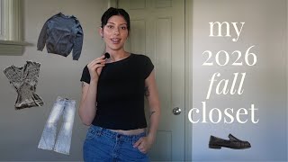 my 2026 fall capsule wardrobe