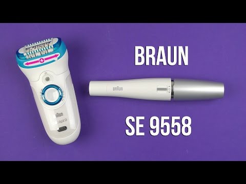 Распаковка BRAUN SE 9558