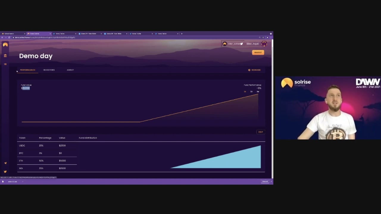 Solrise Finance Presentation - Solana x Serum Defi Hackathon Demo Day