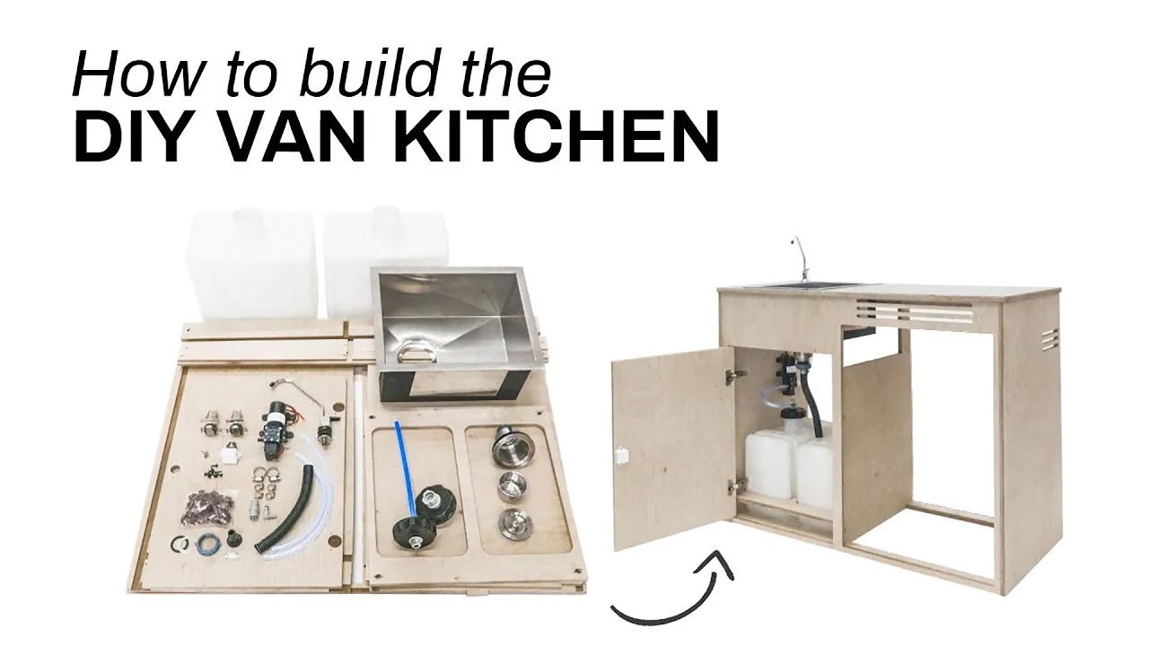 FULL TUTORIAL How to build a professional van kitchen on a budget! Van